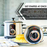 Pars Automatic Persian Rice Cooker – Tahdig Rice Maker Perfect Rice Crust, 10 Cup